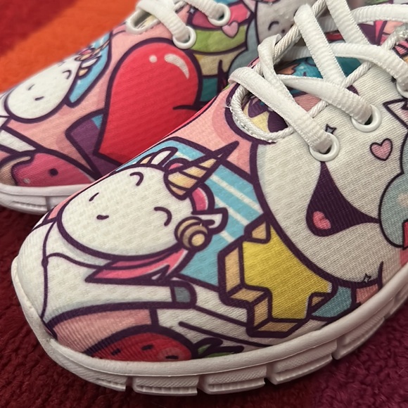 RAAD Shop Unicorn Workout Party Women’s Trainers - Picture 6 of 10